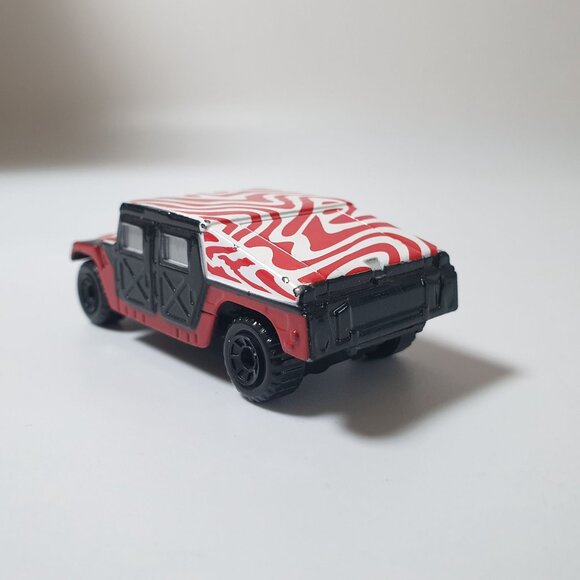 Hot Wheels Humvee 1998 Red Zebra Die Cast Collectable Car Model NO BOX Vintage - Picture 4 of 8